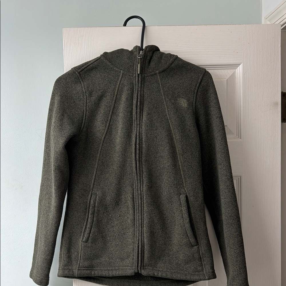North face sweater jacket